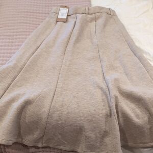 OGL Light Beige A-Line Skirt